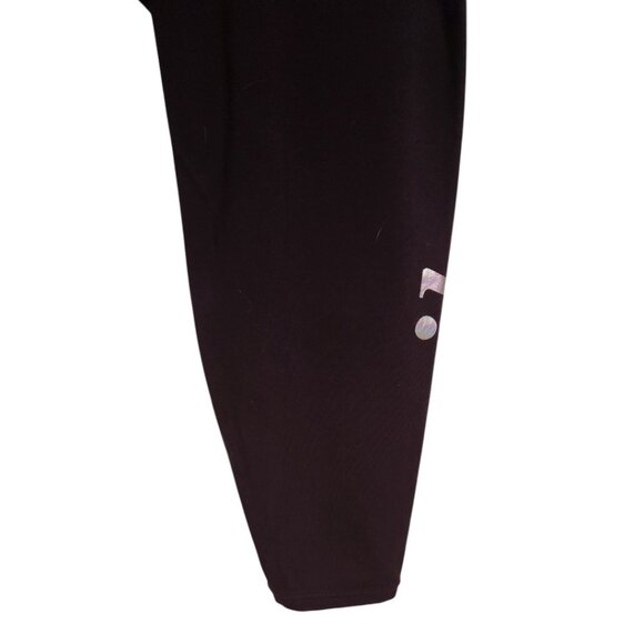 Nike Black Active Pants Silver Iridescent Logo Size 3X - Picture 2 of 6